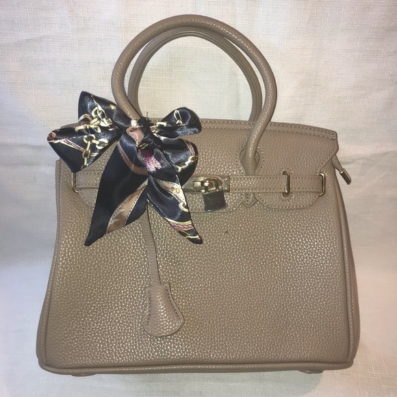 -Twilly Silk Handbag Headband Neck Tie Scarf - Picture 2 of 9